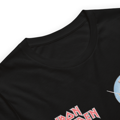 Iron Maiden - Logo Flag T Shirt