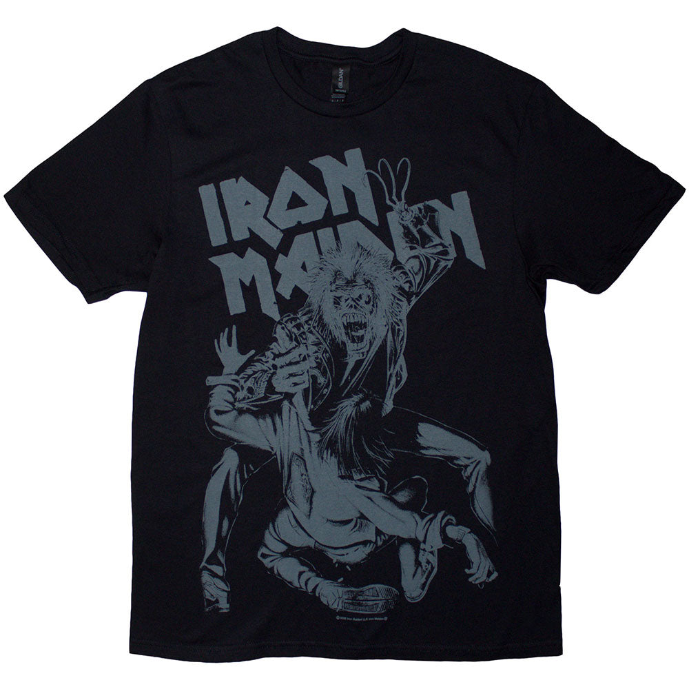 Iron Maiden No Prayer Claw Jumbo Grey Mens T Shirt