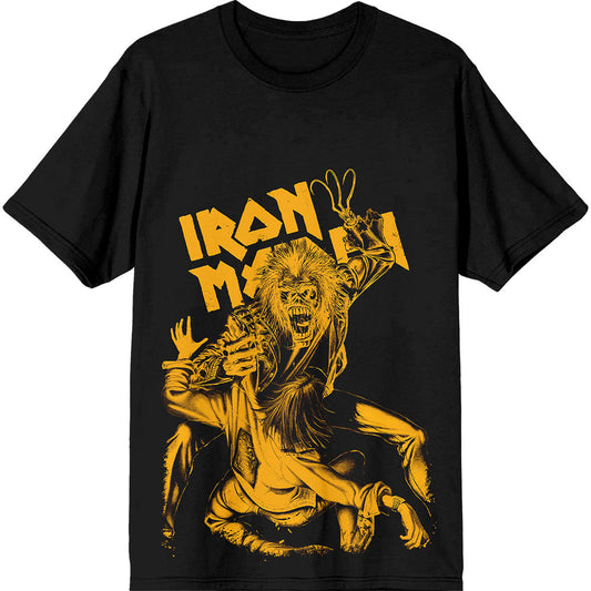 Iron Maiden No Prayer Claw Jumbo Yellow Mens T Shirt