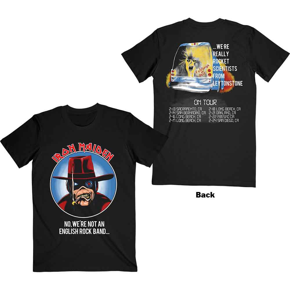 Iron Maiden Not An English Rock Band Mens T Shirt