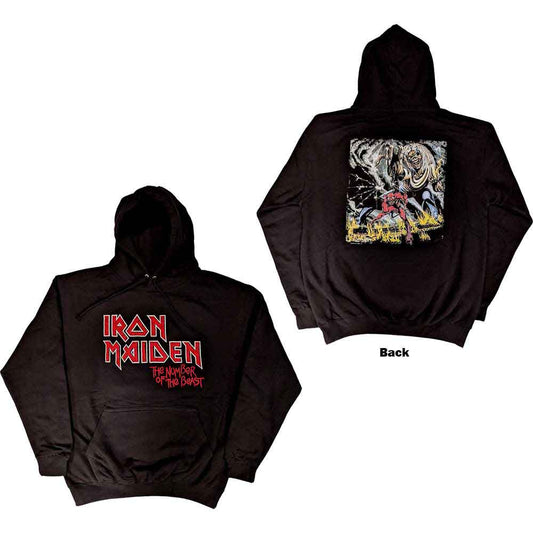 Iron Maiden Number Of The Beast Vintage Logo Faded Edge Album