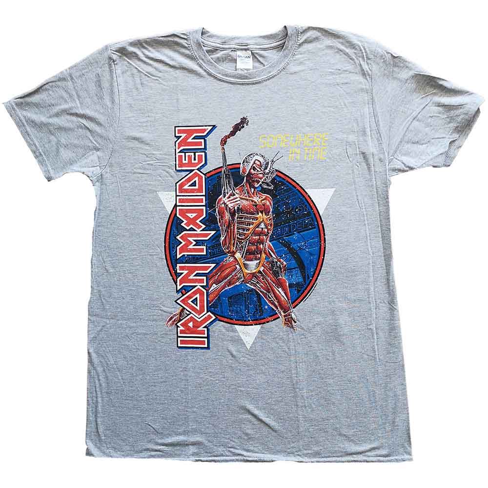 Iron Maiden Somewhere in Time Mens T Shirt