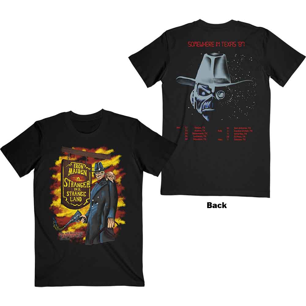 Iron Maiden Stranger In A Strange Land Mens T Shirt