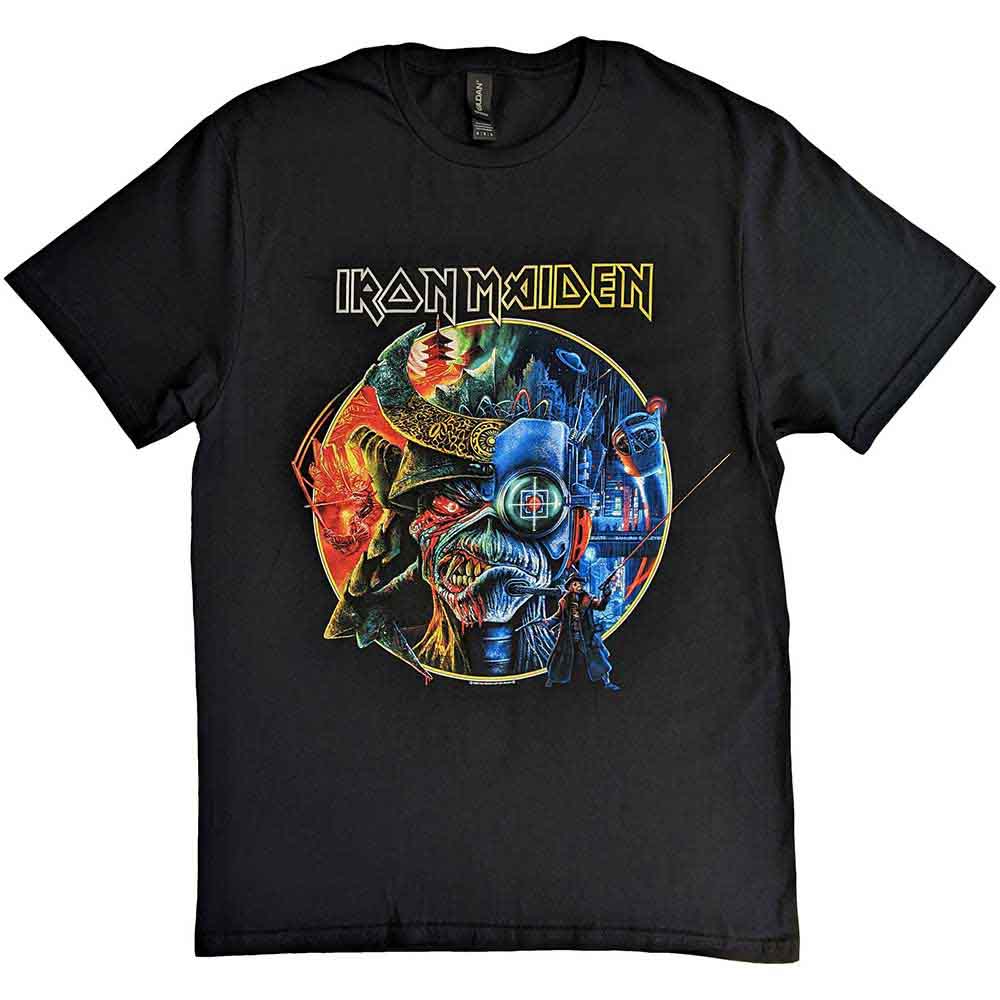 Iron Maiden The Future Past Tour '23 Circle Art Mens T Shirt