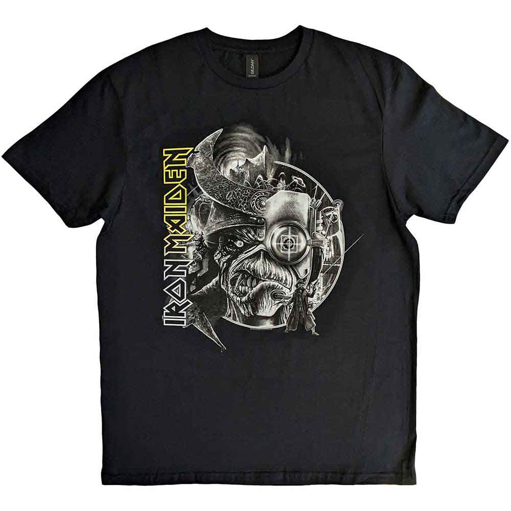 Iron Maiden The Future Past Tour '23 Greyscale Mens T Shirt