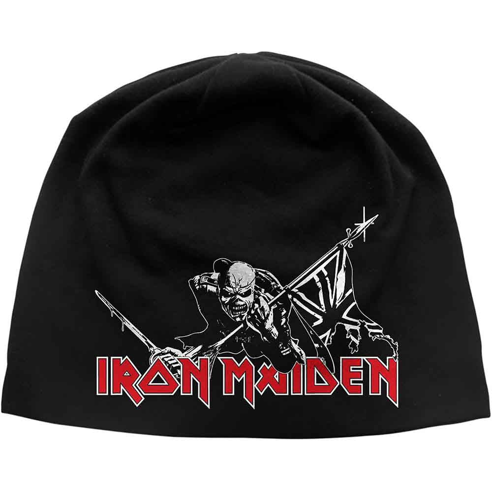 Iron Maiden The Trooper Beanie Hat Black