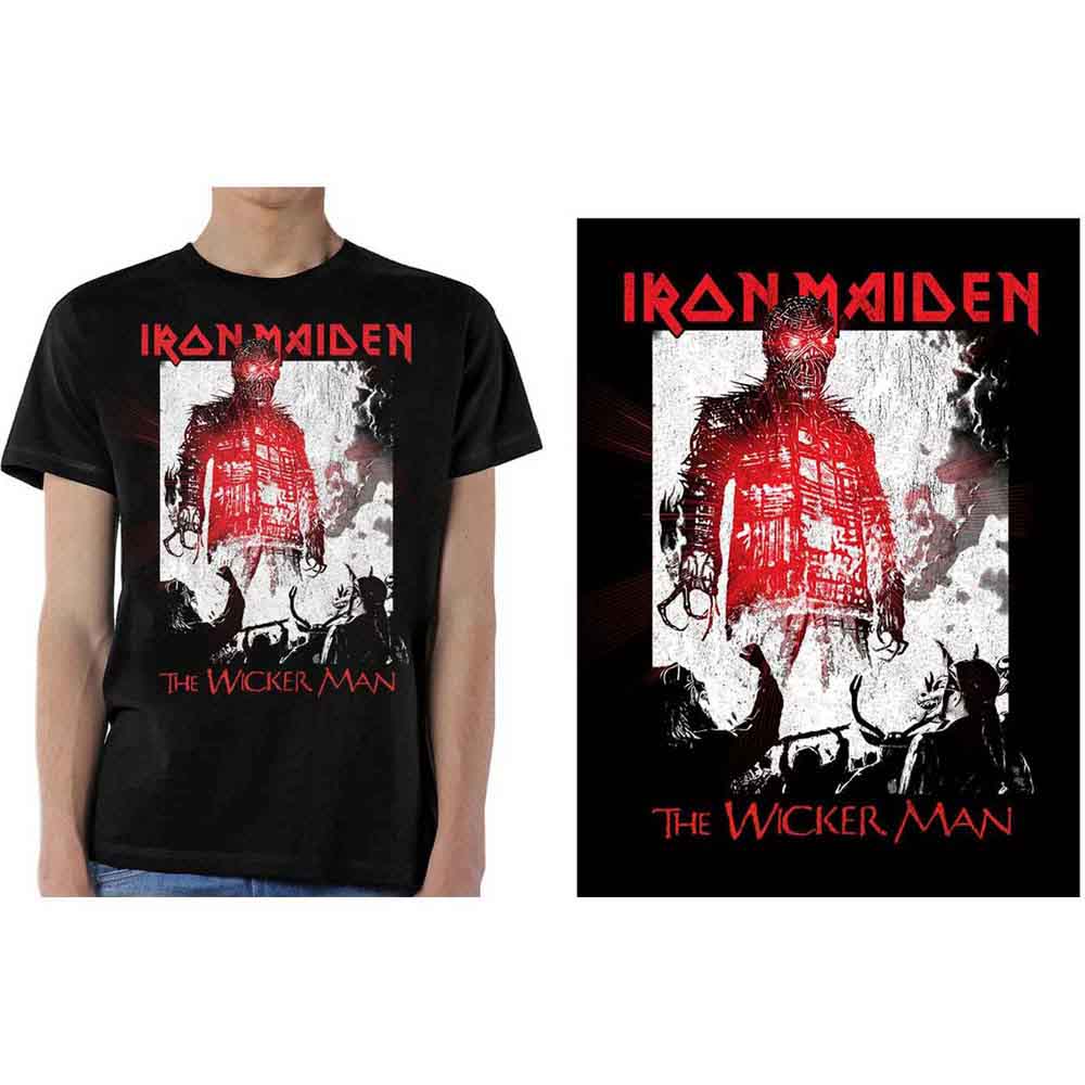Iron Maiden The Wicker Man Smoke Mens T Shirt