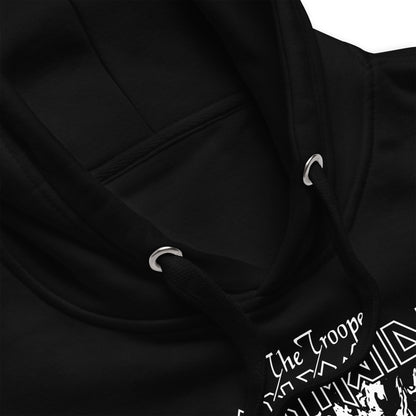 Iron Maiden - Trooper Black and White Classic Hoodie