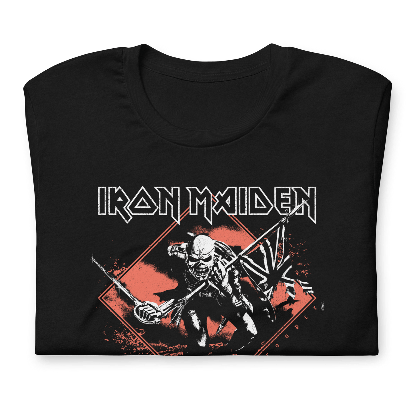 Iron Maiden - Trooper Diamond Jumbo Print T Shirt