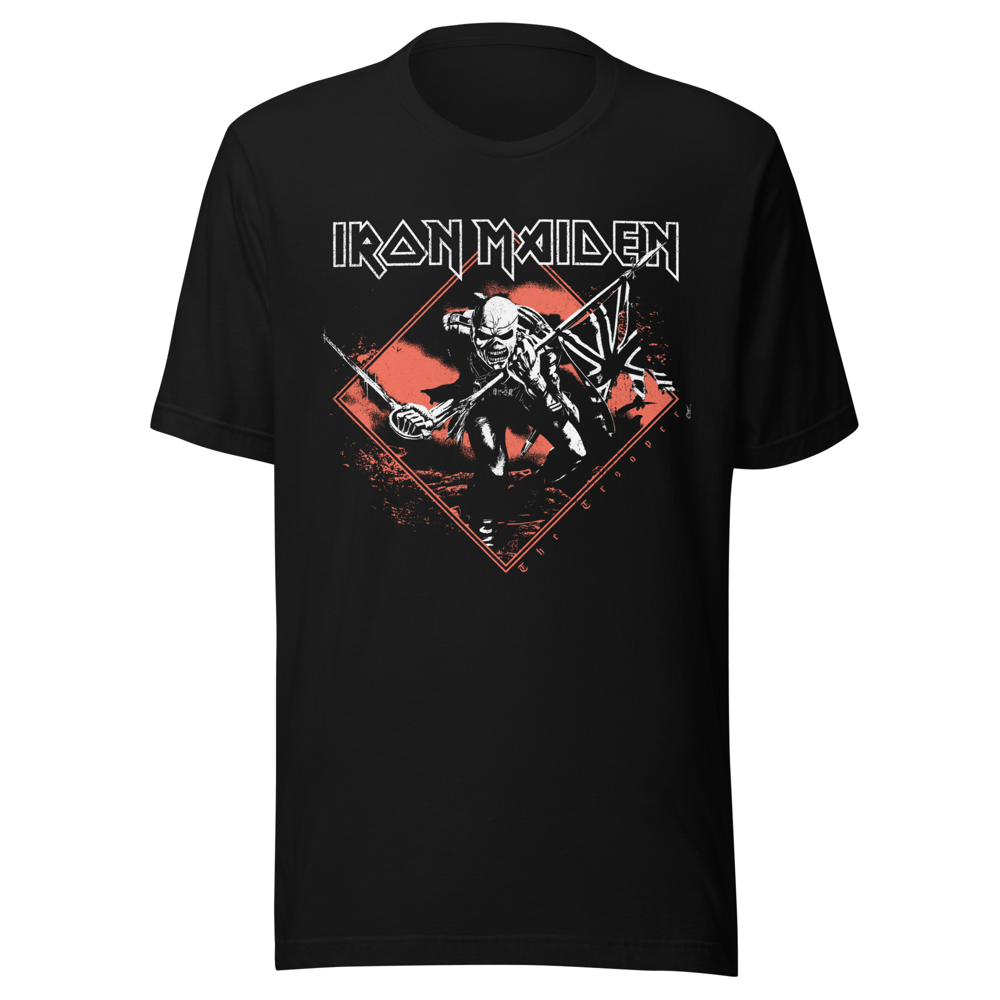 Iron Maiden - Trooper Diamond Jumbo Print T Shirt