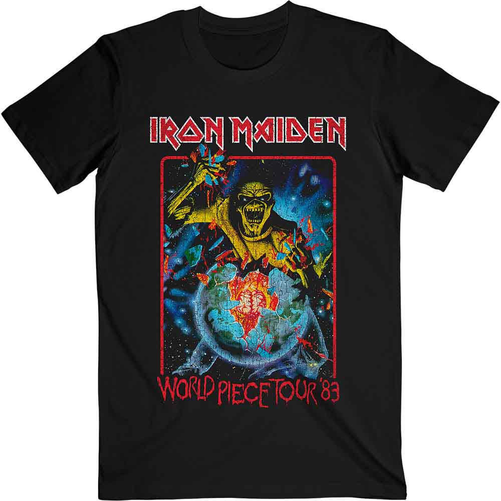 Iron Maiden World Piece Tour '84 V.1. Mens T Shirt