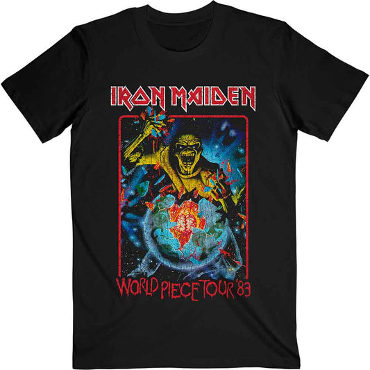 Iron Maiden World Piece Tour '84 V.1. Mens T Shirt