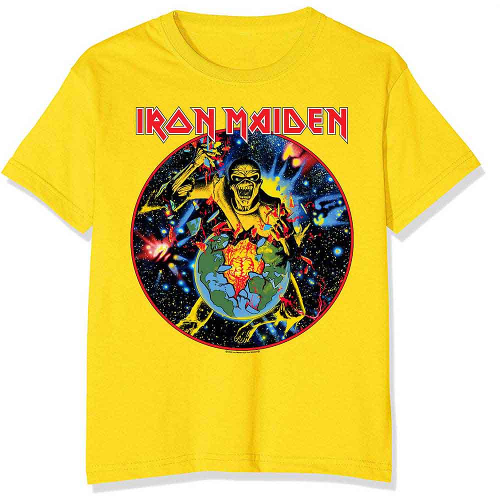 Iron Maiden World Piece Tour Circle Mens T Shirt