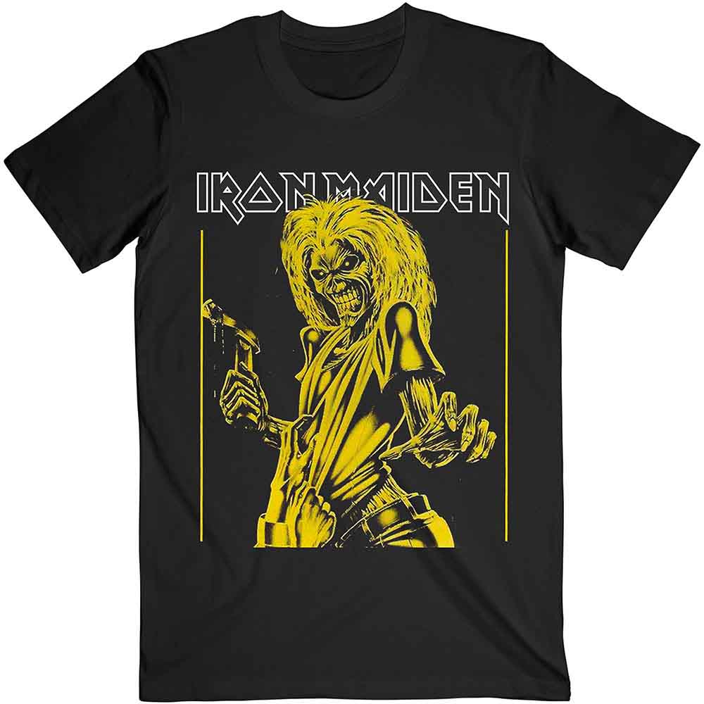 Iron Maiden Yellow Flyer Mens T Shirt