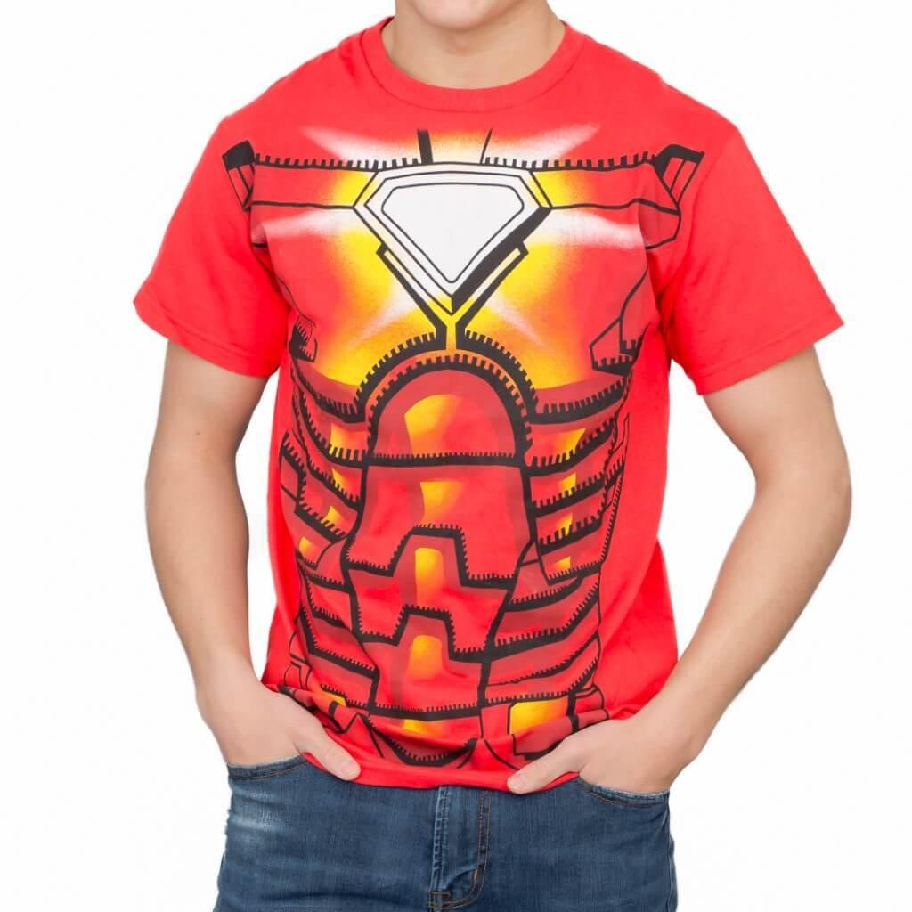 Iron Man Red Costume T Shirt