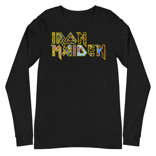 Iron Maiden - Logo Eddie Long Sleeve Shirt