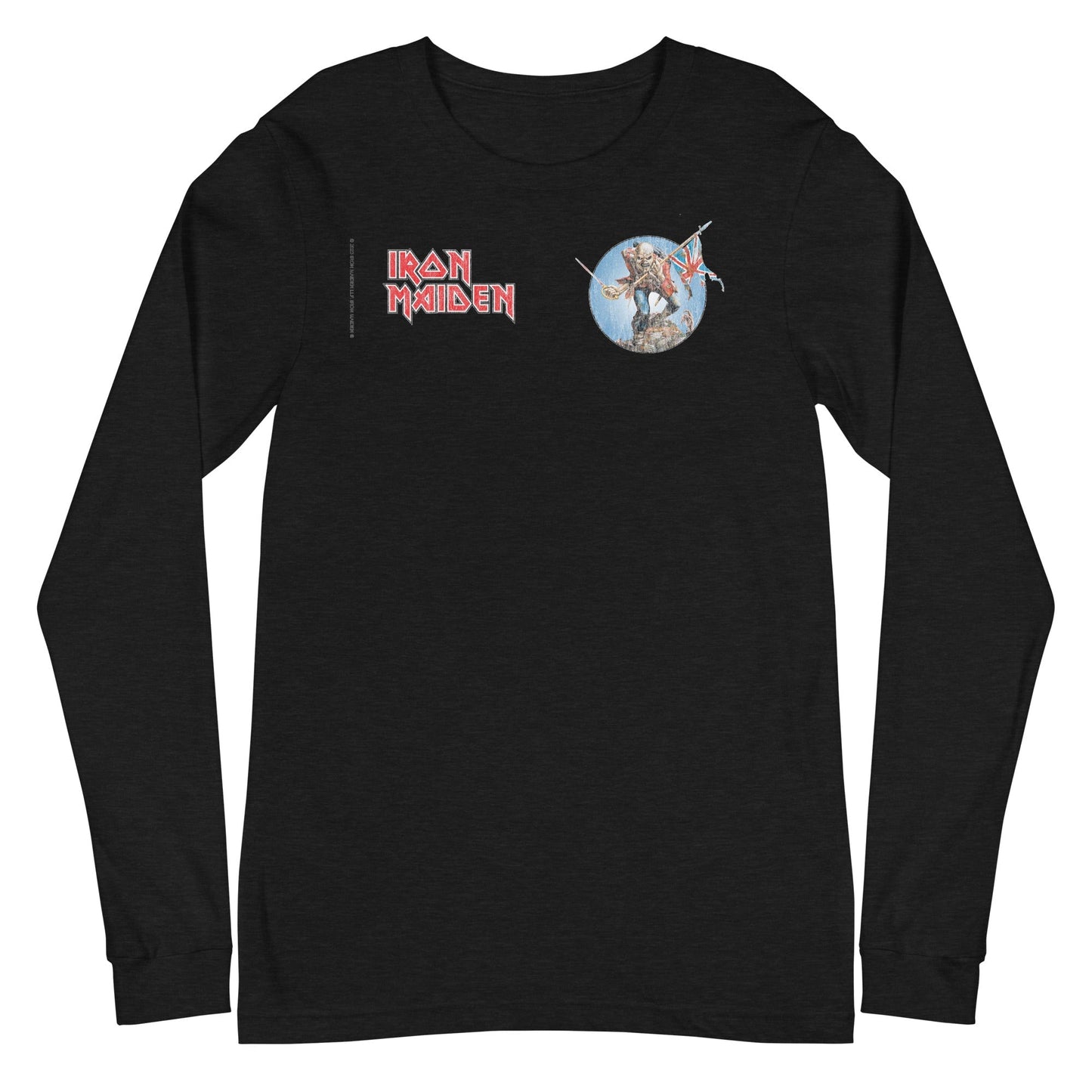 Iron Maiden - Logo Flag Long Sleeve Shirt