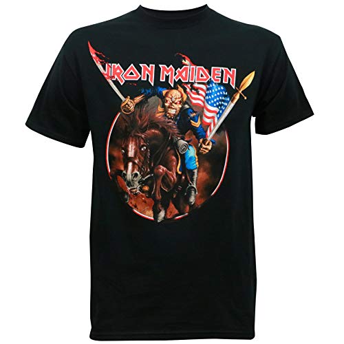 Iron Maiden England Custer Officially Licensed  Mens T Shirt Black
