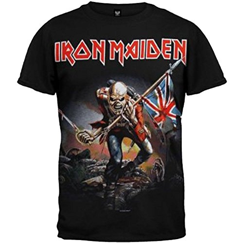 Iron Maiden Trooper 2 Officially Licensed Mens T Shirt Black