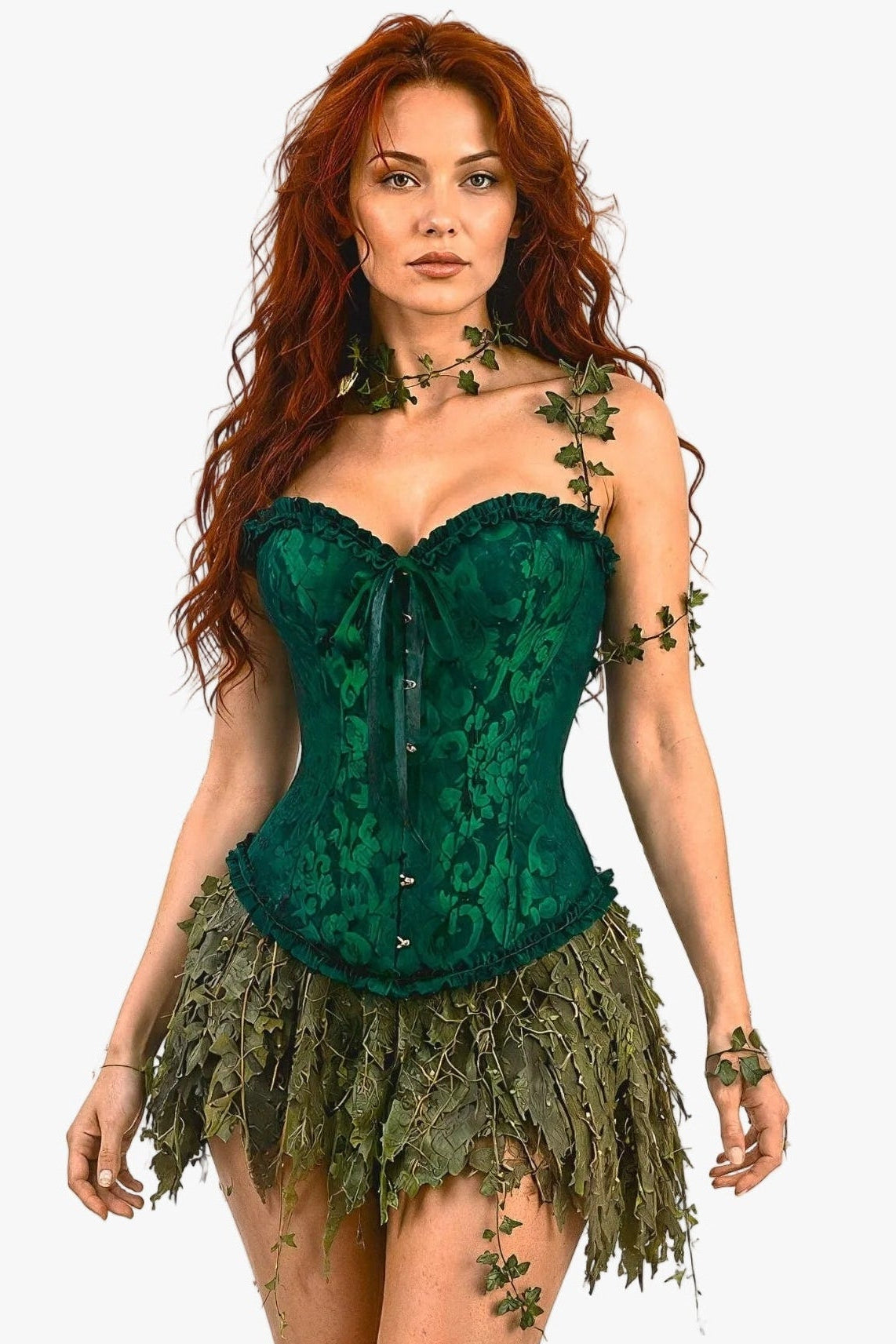 Poison Saint Green Corset Womens Halloween Costume