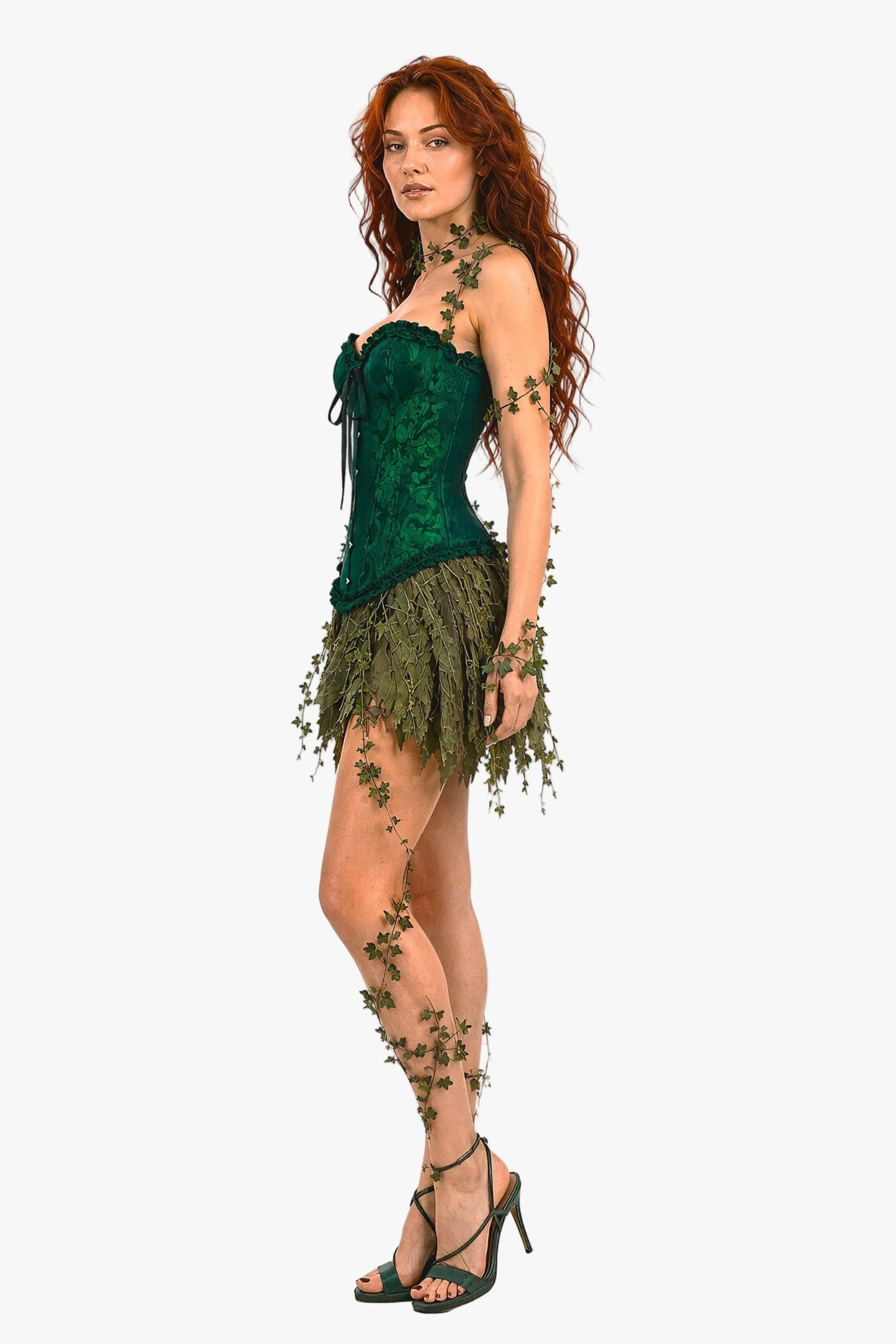 Poison Saint Green Corset Womens Halloween Costume