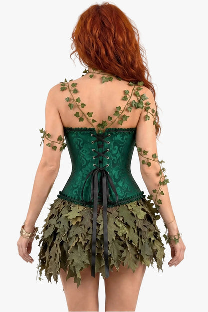 Poison Saint Green Corset Womens Halloween Costume