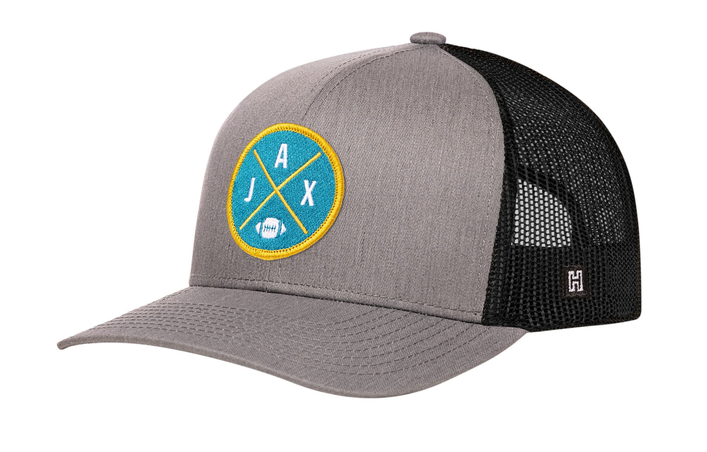 Jacksonville Trucker Haka Hat Black JAX X Football Snapback
