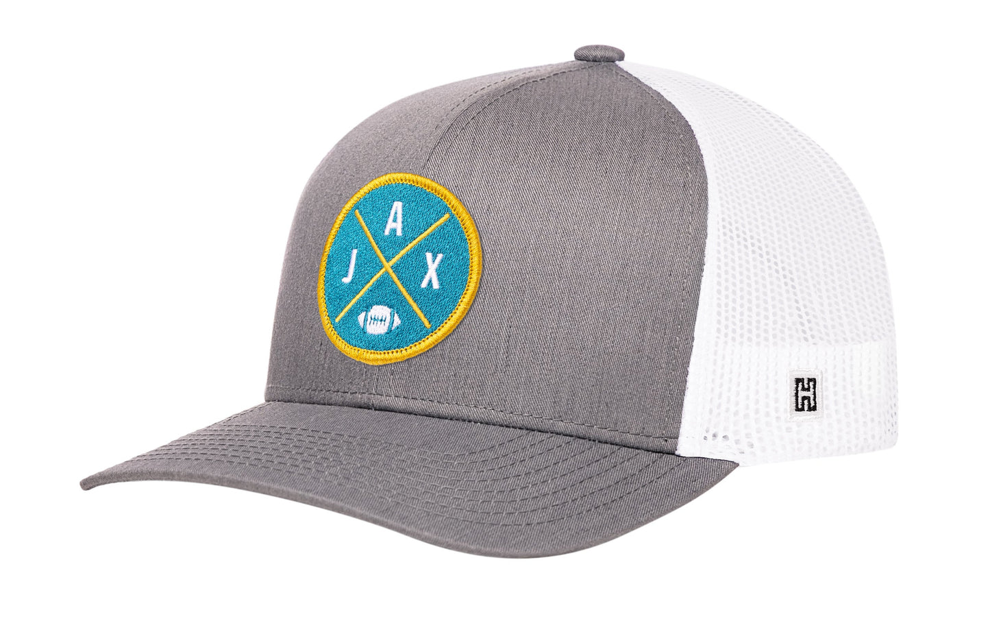 Jacksonville Trucker Haka Hat Black JAX X Football Snapback