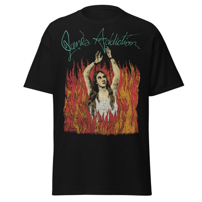 Jane's Addiction - Flames Jumbo Print T Shirt