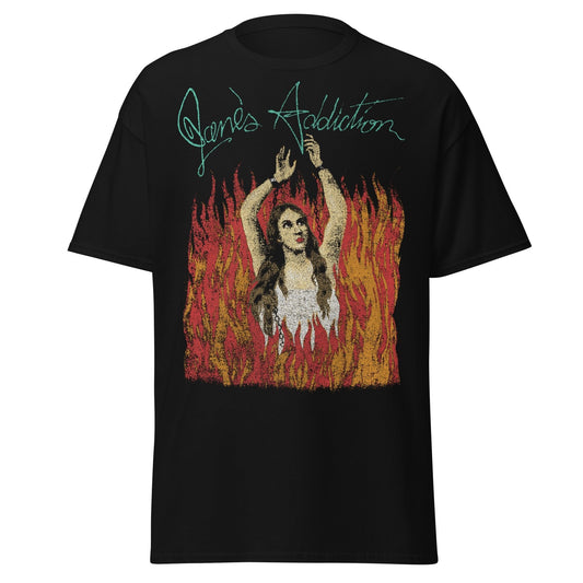 Jane's Addiction - Flames Jumbo Print T Shirt