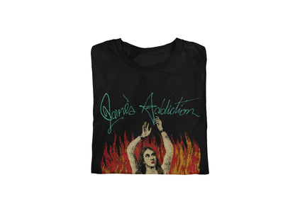 Jane's Addiction - Flames Jumbo Print T Shirt