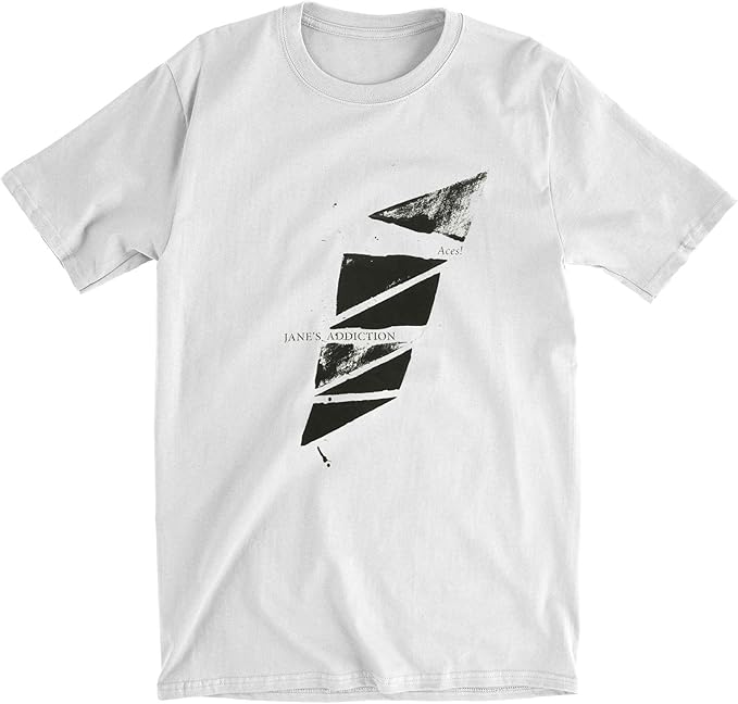 Jane's Addiction Aces Licensed Mens T Shirt White