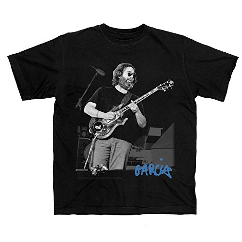 Jerry Garcia Jammin Guitar Officially Licensed Mens T Shirt Black