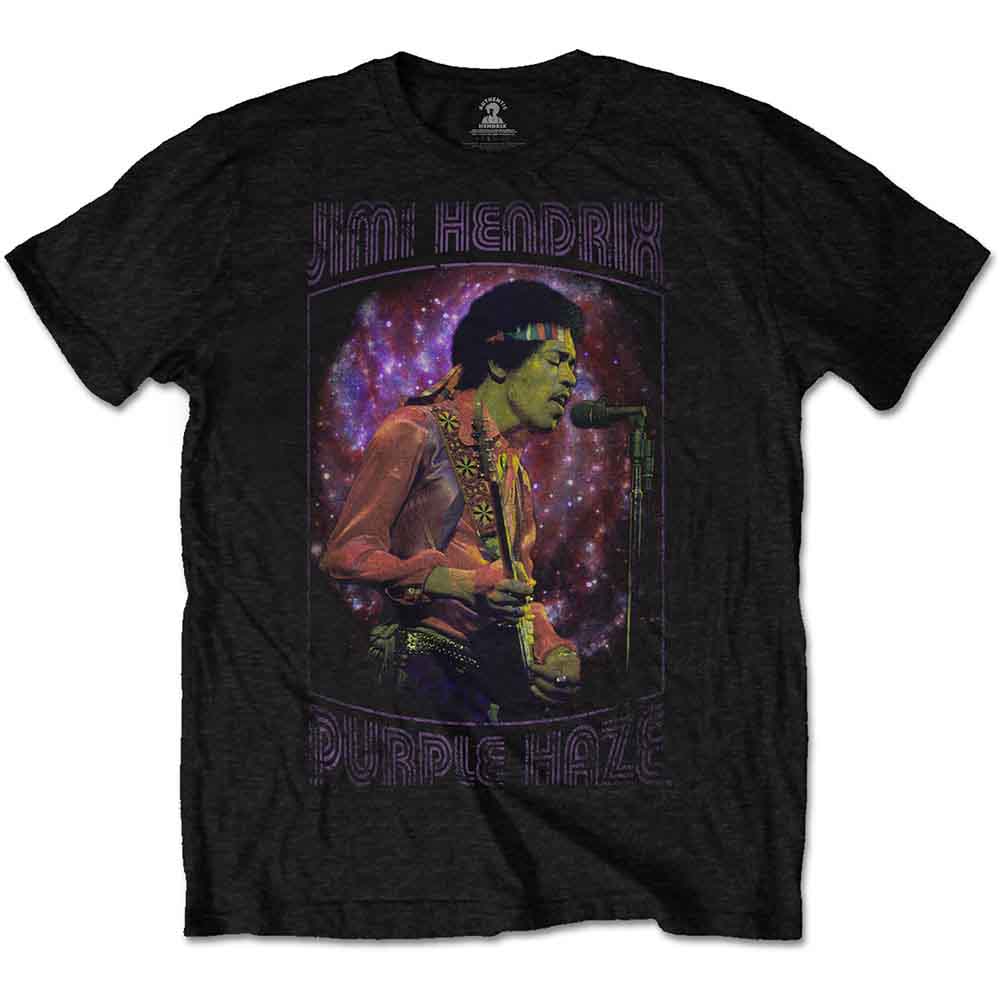 Jimi Hendrix Purple Haze Frame Mens T Shirt