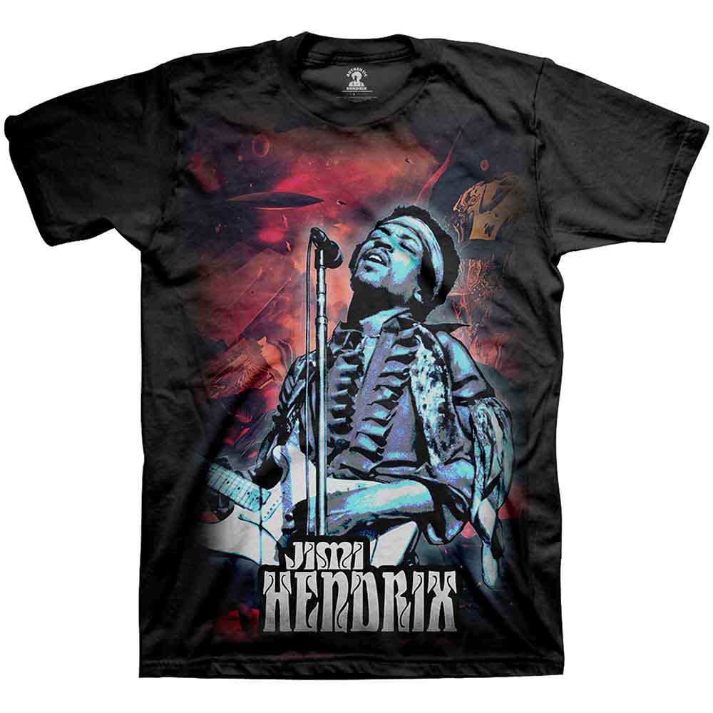 Jimi Hendrix Universe Mens T Shirt