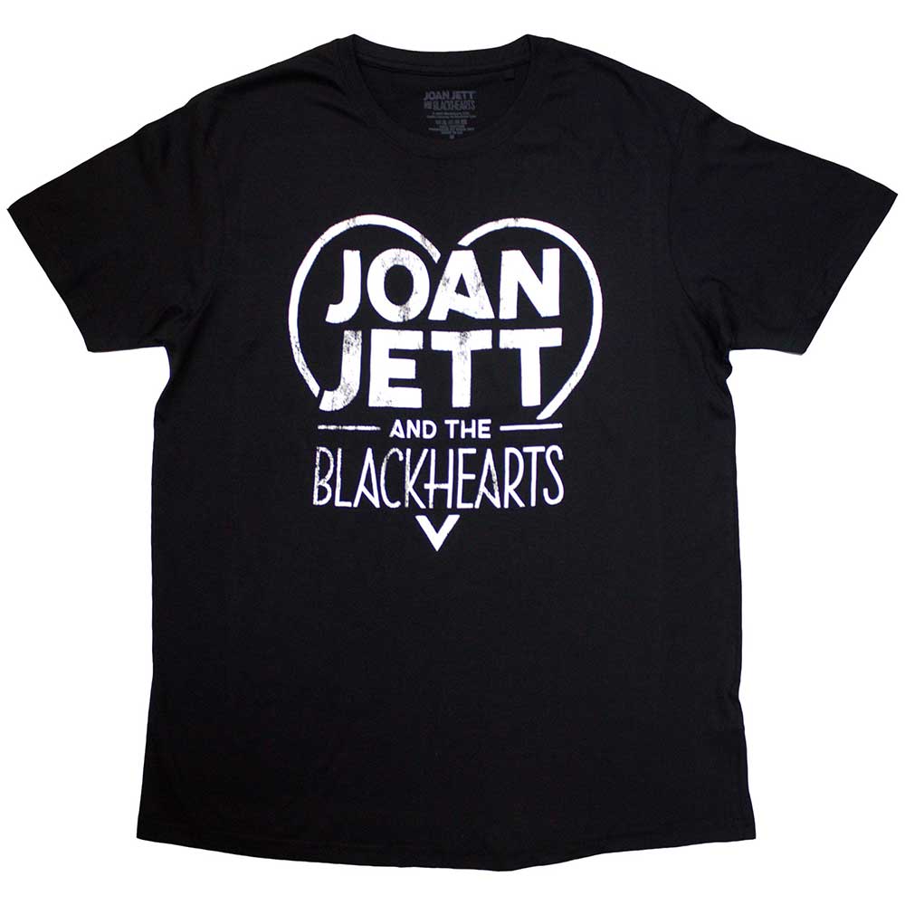 Joan Jett & The Blackhearts Band Logo Mens T Shirt