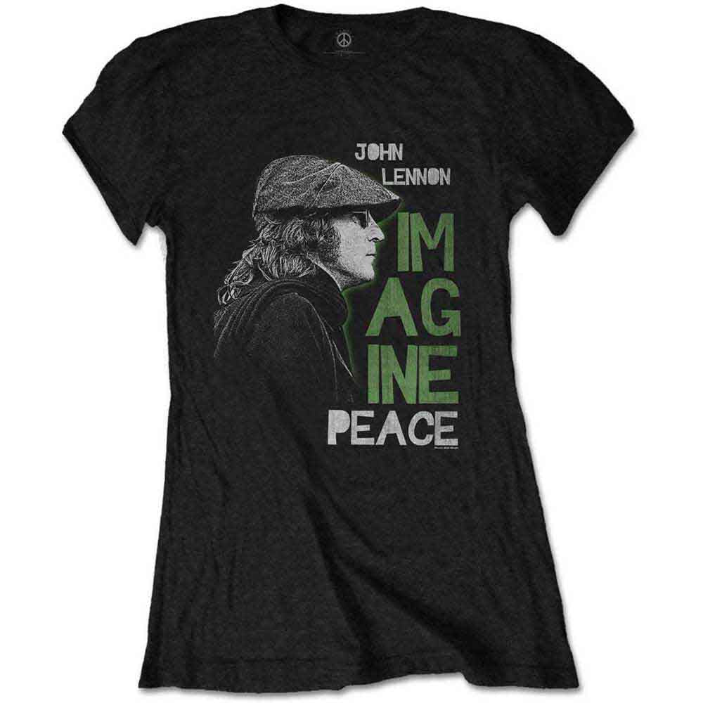 John Lennon Imagine Peace Womens T Shirt