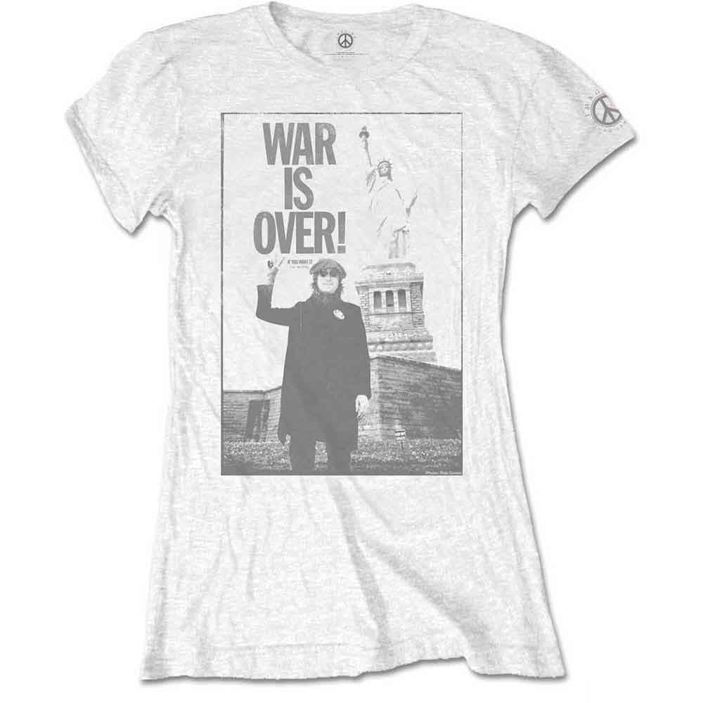 John Lennon Liberty Lady Womens T Shirt
