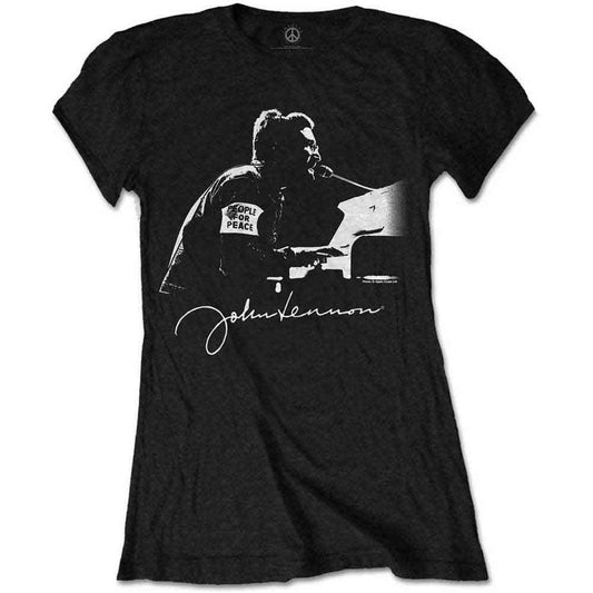 John Lennon People for Peace Womens T Shirt