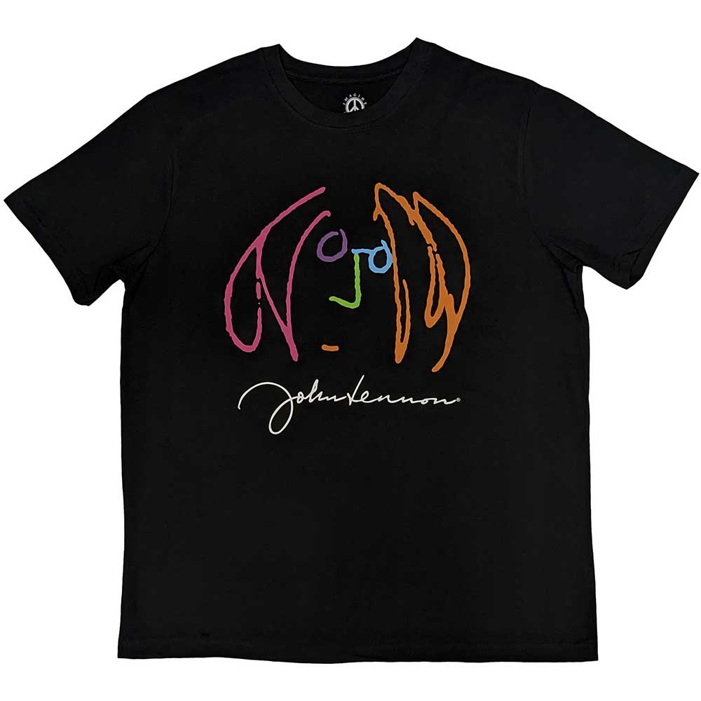 John Lennon Self Portrait Full Colour Mens T Shirt