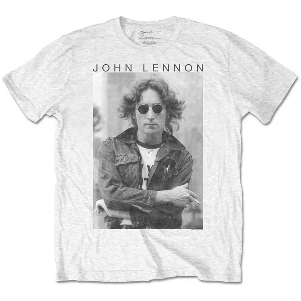 John Lennon Windswept Mens T Shirt
