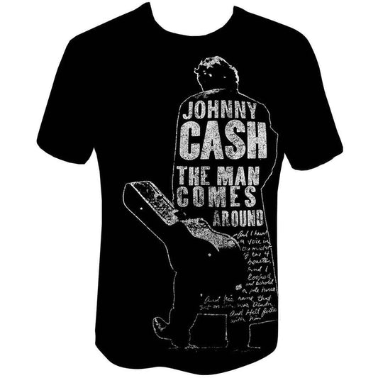 Johnny Cash Man Comes Around Mens T Shirt