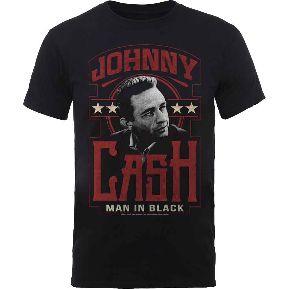 Johnny Cash Man In Black Mens T Shirt