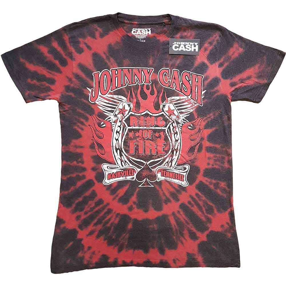 Johnny Cash Ring of Fire Mens T Shirt