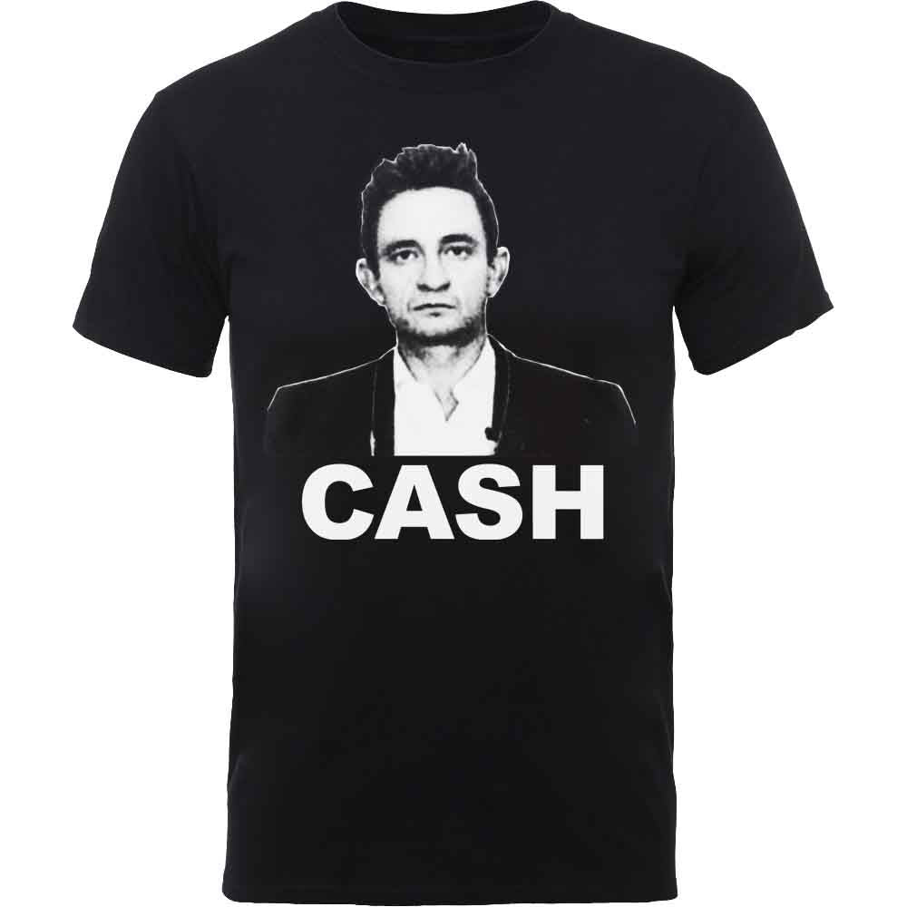 Johnny Cash Straight Stare Mens T Shirt