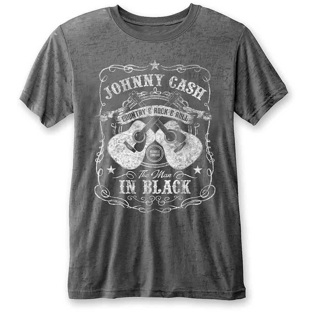 Johnny Cash The Man in Black Mens T Shirt