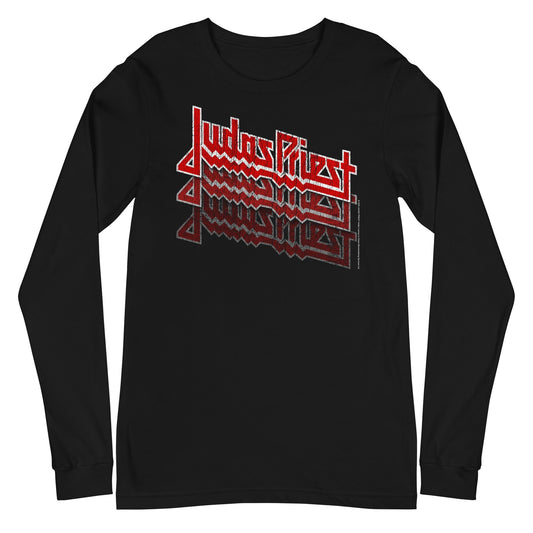 Judas Priest - Triple Vision Logo Long Sleeve Shirt