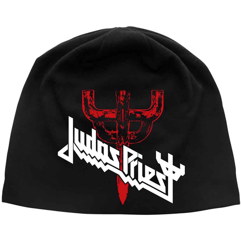 Judas Priest Logo & Fork Beanie Hat Black