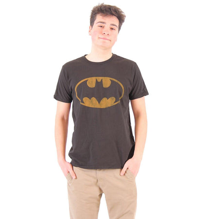 Junk Food Batman Distressed Logo T Shirt