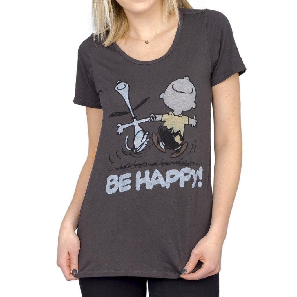 Junk Food Peanuts Be Happy T Shirt